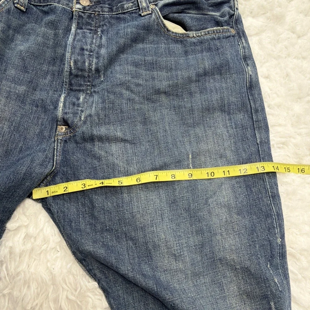 Polo Ralph‎ Lauren Men's Vintage Jeans 40 40x31 Straight Fit Baggy Denim 90's